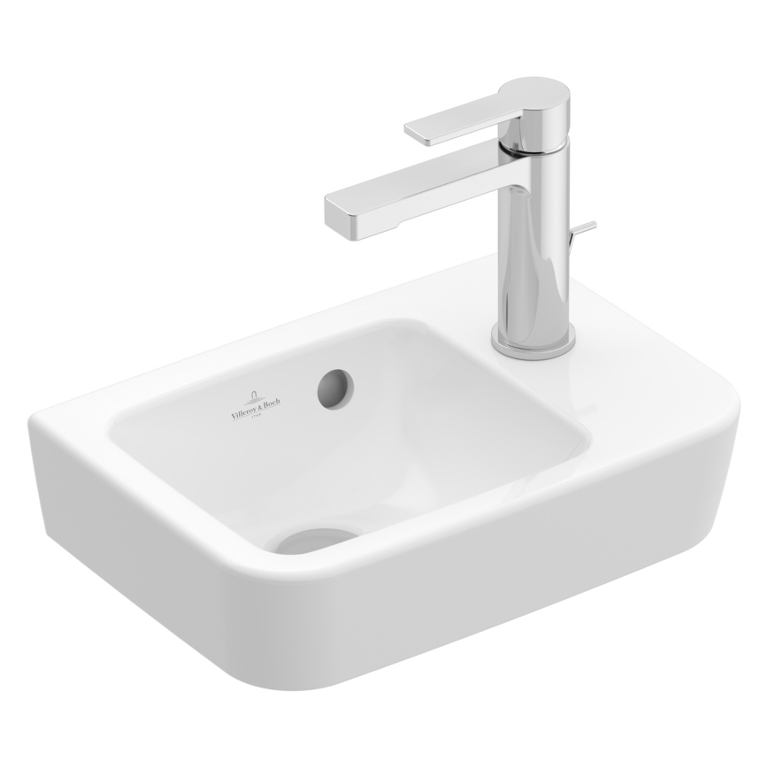 Villeroy & Boch 43433601 - Lavatório suspenso O.NOVO 36 x 25 cm, cerâmica/branco