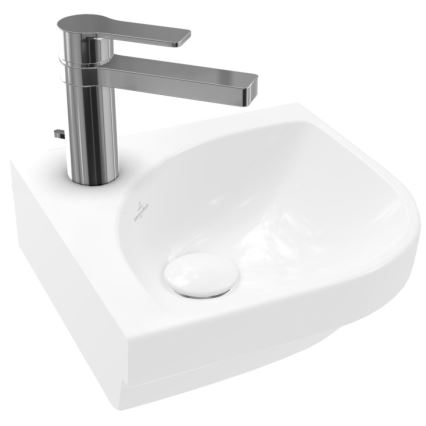 Villeroy & Boch 43714601 - Lavatório de canto suspenso SUBWAY 3.0 32x32 cm cerâmica/branco