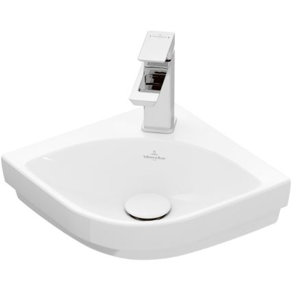 Villeroy & Boch 43714601 - Lavatório de canto suspenso SUBWAY 3.0 32x32 cm cerâmica/branco