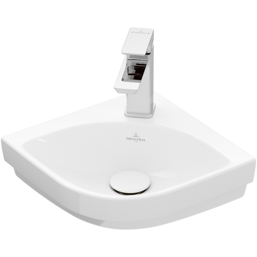 Villeroy & Boch 43714601 - Lavatório de canto suspenso SUBWAY 3.0 32x32 cm cerâmica/branco