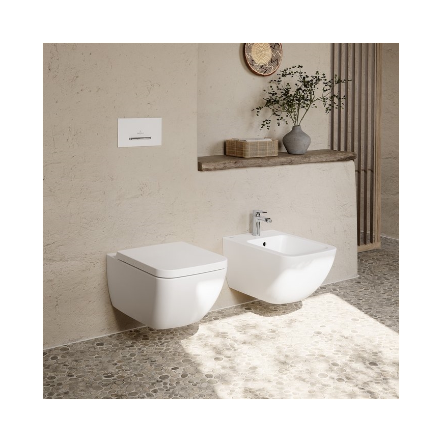 Villeroy & Boch 44110001 - Bidé suspenso VENTICELLO cerâmica/branco