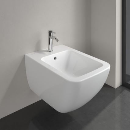 Villeroy & Boch 441100R1 - Bidé suspenso VENTICELLO cerâmica/branco