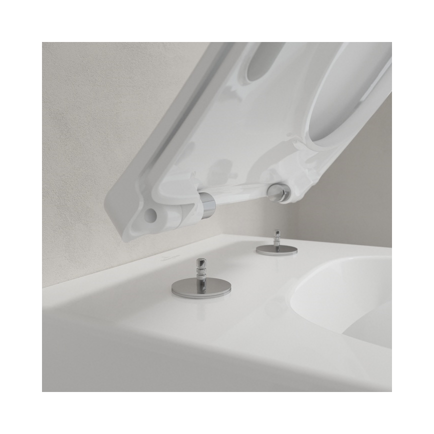 Villeroy & Boch 4611RSR1 - Sanita suspensa com assento SoftClose VENTICELLO, cerâmica/branca