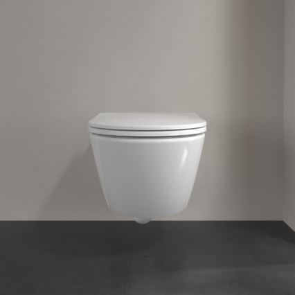 Villeroy & Boch 4670T901 - Sanita suspensa com assento SoftClose SUBWAY 3.0 cerâmica/branco