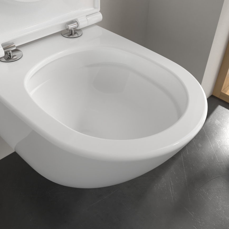 Villeroy & Boch 4670T901 - Sanita suspensa com assento SoftClose SUBWAY 3.0 cerâmica/branco