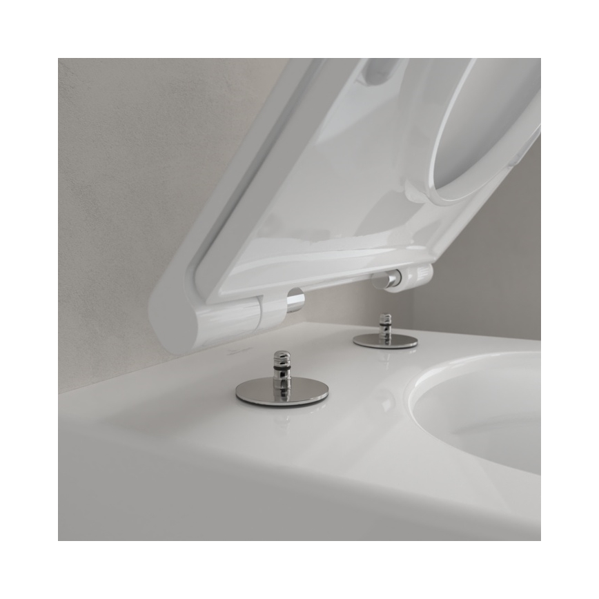 Villeroy & Boch 4670T9R1 - Sanita suspensa com assento SoftClose SUBWAY 3.0, cerâmica/branco