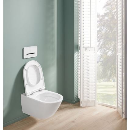 Villeroy & Boch 4670T9R1 - Sanita suspensa com assento SoftClose SUBWAY 3.0, cerâmica/branco