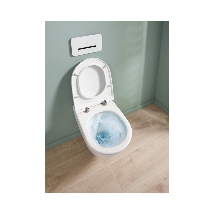 Villeroy & Boch 4670T9R1 - Sanita suspensa com assento SoftClose SUBWAY 3.0, cerâmica/branco