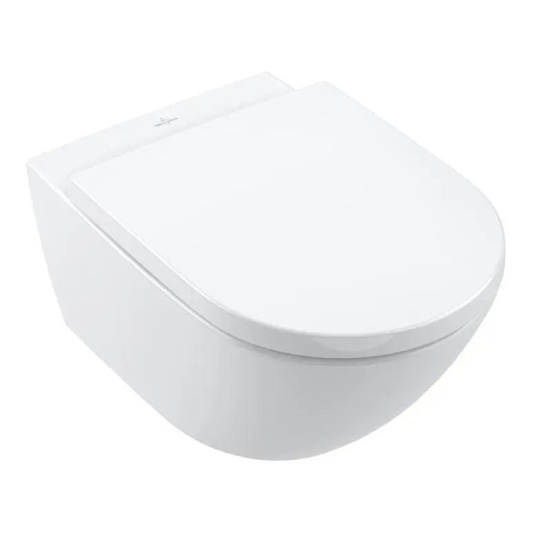 Villeroy & Boch 4670TSR1 - Sanita suspensa com assento SoftClose SUBWAY 3.0, cerâmica/branca