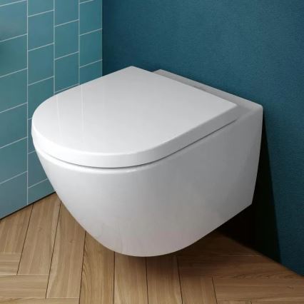 Villeroy & Boch 4670TSR1 - Sanita suspensa com assento SoftClose SUBWAY 3.0, cerâmica/branca