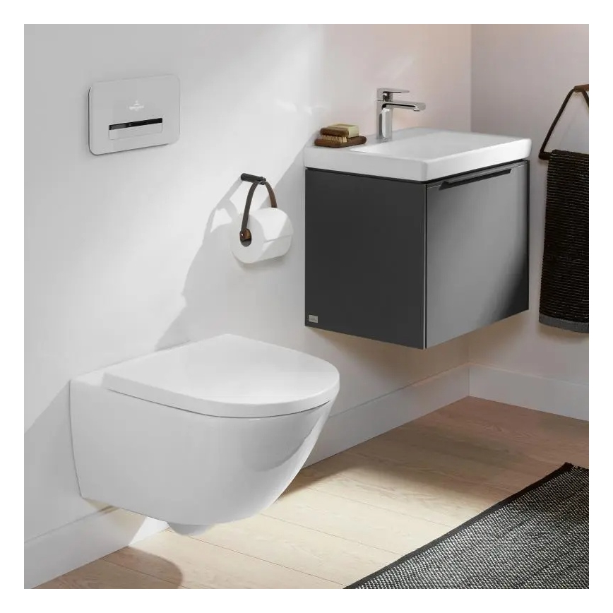 Villeroy & Boch 4670TSR1 - Sanita suspensa com assento SoftClose SUBWAY 3.0, cerâmica/branca