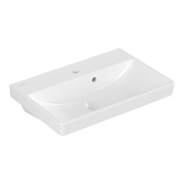 Villeroy & Boch 4A005501 - Lavatório suspenso AVENTO 55x37 cm cerâmica/branco