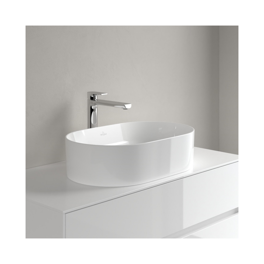 Villeroy & Boch 4A195601 - Lavatório para bancada COLLARO 56x36 cm cerâmica/branco