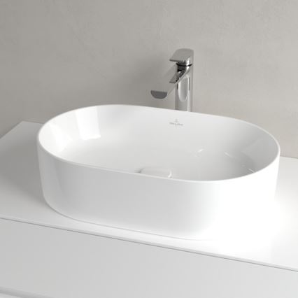 Villeroy & Boch 4A195601 - Lavatório para bancada COLLARO 56x36 cm cerâmica/branco