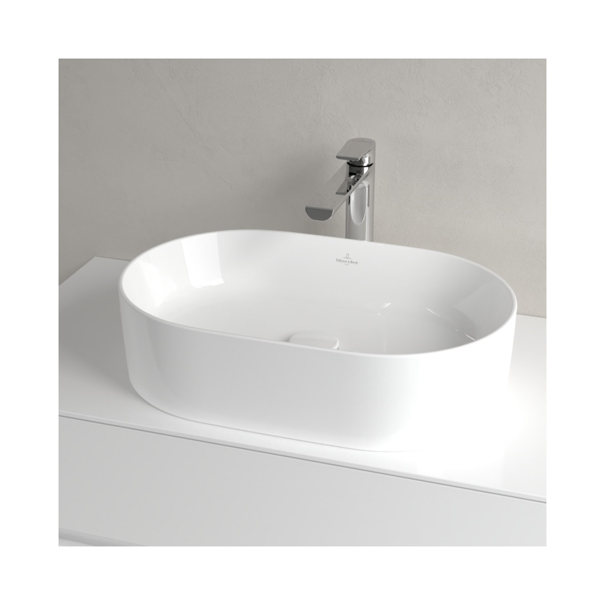 Villeroy & Boch 4A195601 - Lavatório para bancada COLLARO 56x36 cm cerâmica/branco