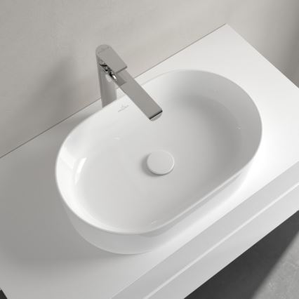 Villeroy & Boch 4A1956R1 - Lavatório de bancada COLLARO 56x36 cm cerâmica/branco