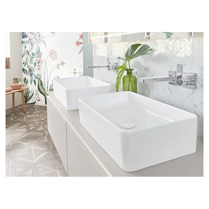 Villeroy & Boch 4A205601 - Lavatório de sobrepor COLLARO 56x36 cm cerâmica/branco
