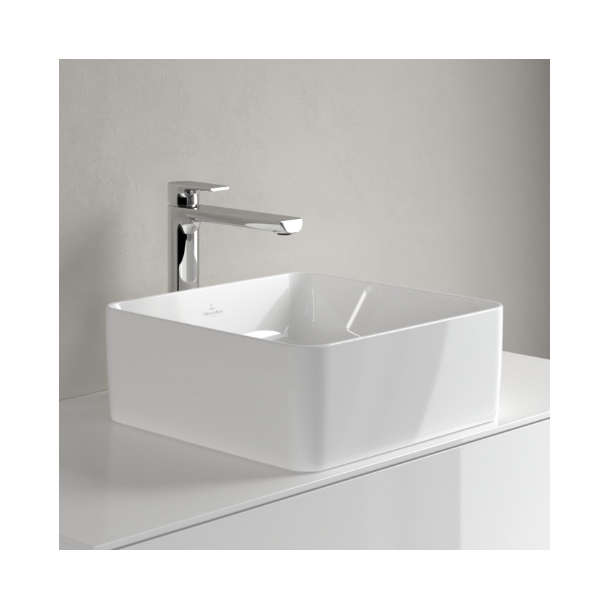 Villeroy & Boch 4A213801 - Lavatório de bancada COLLARO 38x38 cm cerâmica/branco