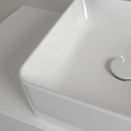 Villeroy & Boch 4A213801 - Lavatório de bancada COLLARO 38x38 cm cerâmica/branco