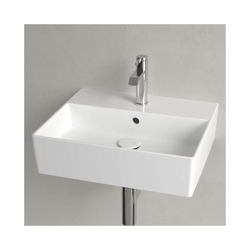 Villeroy & Boch 4A225G01 - Lavatório suspenso/para montagem sobre bancada MEMENTO 50x42cm cerâmica/branco