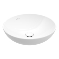 Villeroy & Boch 4A460001 - Lavatório de bancada LOOP&FRIENDS, diâmetro 42 cm, cerâmica branca