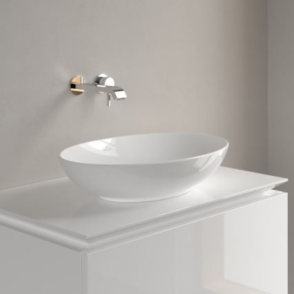 Villeroy & Boch 4A470001 - Lavatório de sobrepor LOOP&FRIENDS 56x38 cm cerâmica/branco