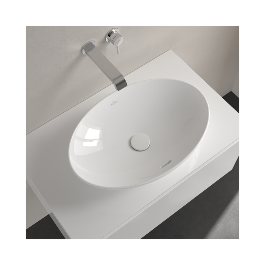 Villeroy & Boch 4A470001 - Lavatório de sobrepor LOOP&FRIENDS 56x38 cm cerâmica/branco