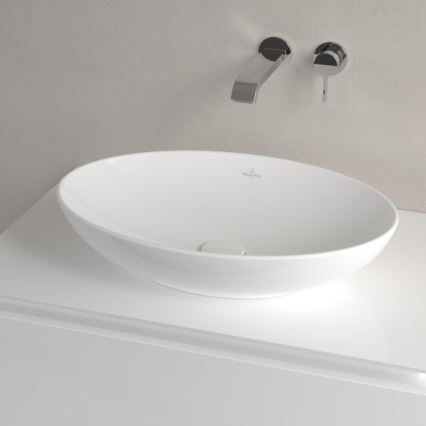 Villeroy & Boch 4A4700R1 - Lavatório de bancada LOOP&FRIENDS 56x38 cm cerâmica/branco