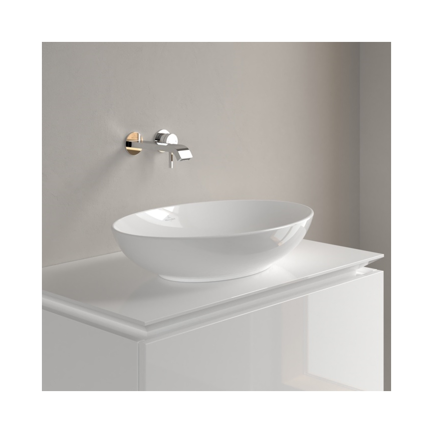 Villeroy & Boch 4A470101 - Lavatório de bancada LOOP&FRIENDS 56x38 cm cerâmica/branco