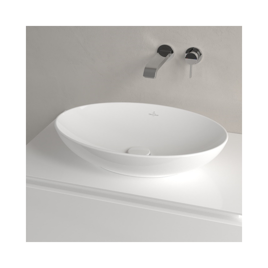 Villeroy & Boch 4A470101 - Lavatório de bancada LOOP&FRIENDS 56x38 cm cerâmica/branco