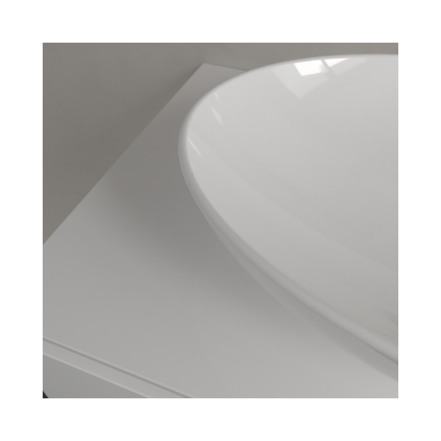 Villeroy & Boch 4A470101 - Lavatório de bancada LOOP&FRIENDS 56x38 cm cerâmica/branco