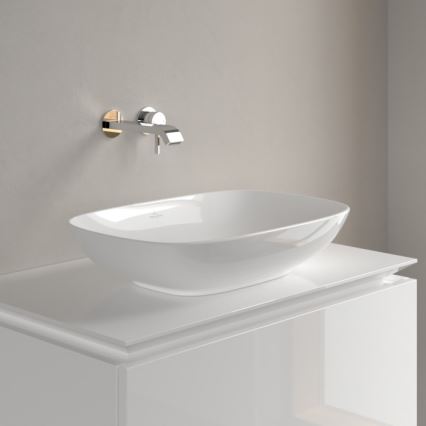 Villeroy & Boch 4A490001 - Lavatório de bancada LOOP&FRIENDS 56x38 cm cerâmica/branco