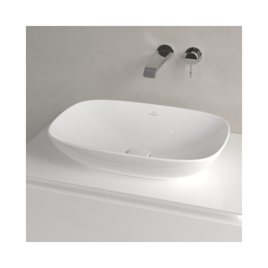 Villeroy & Boch 4A490001 - Lavatório de bancada LOOP&FRIENDS 56x38 cm cerâmica/branco