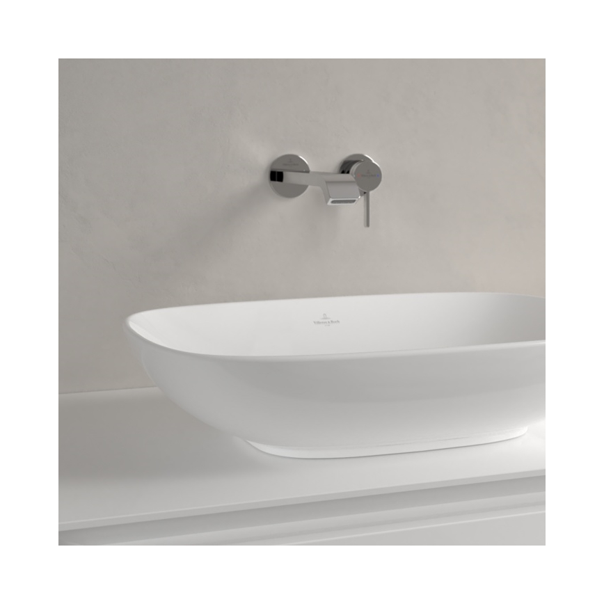 Villeroy & Boch 4A490001 - Lavatório de bancada LOOP&FRIENDS 56x38 cm cerâmica/branco