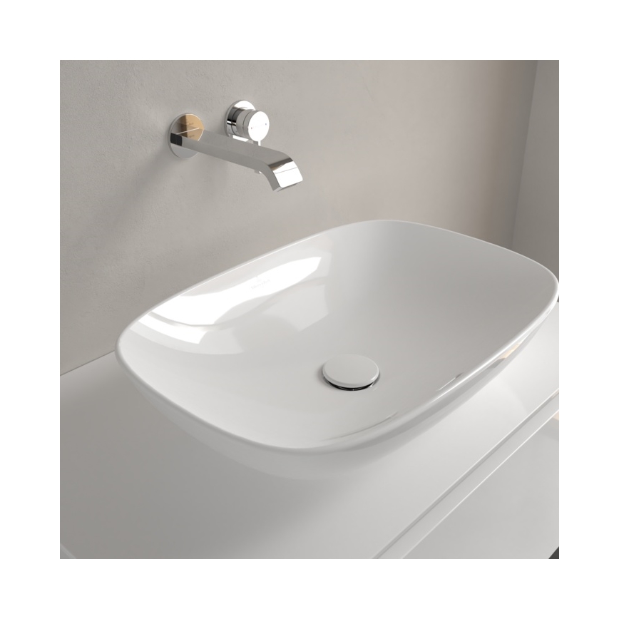 Villeroy & Boch 4A490001 - Lavatório de bancada LOOP&FRIENDS 56x38 cm cerâmica/branco