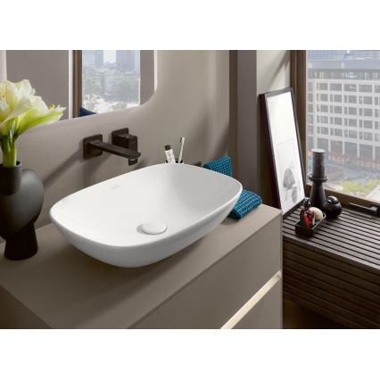 Villeroy & Boch 4A490101 - Lavatório de bancada LOOP&FRIENDS 56x38 cm cerâmica/branco