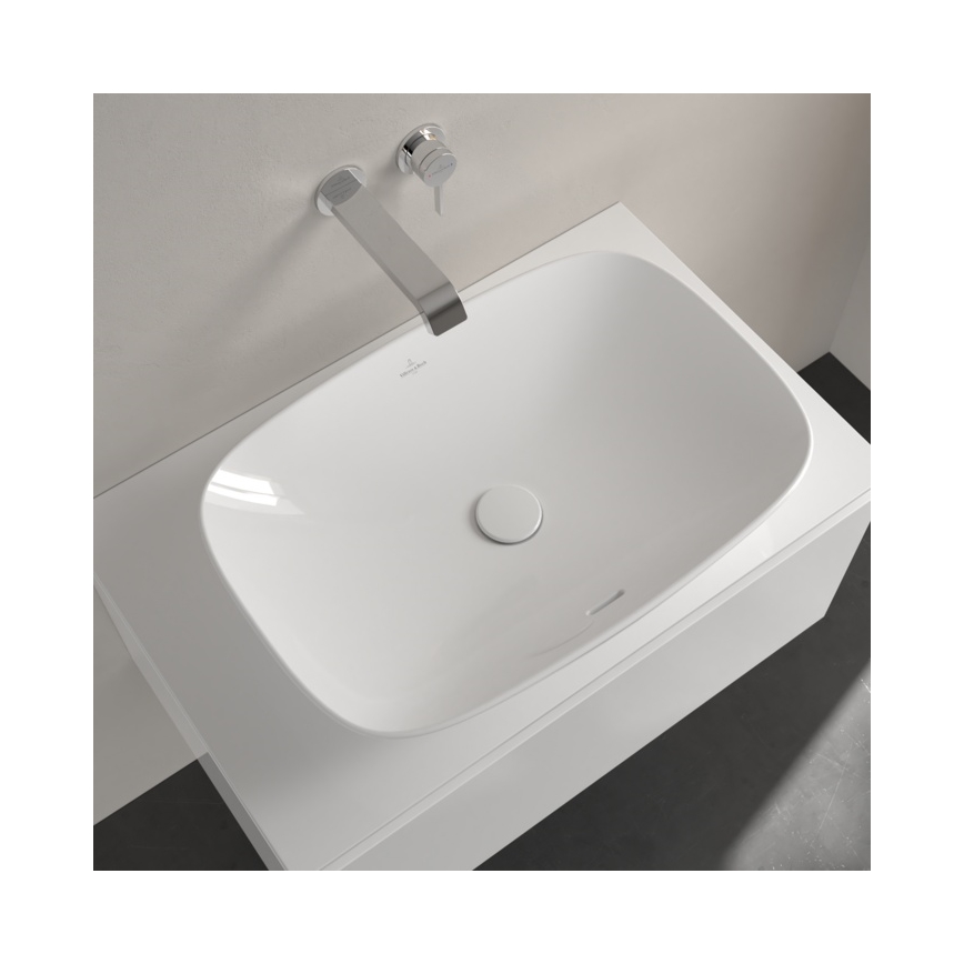 Villeroy & Boch 4A500001 - Lavatório de bancada LOOP&FRIENDS 62x42 cm cerâmica/branco