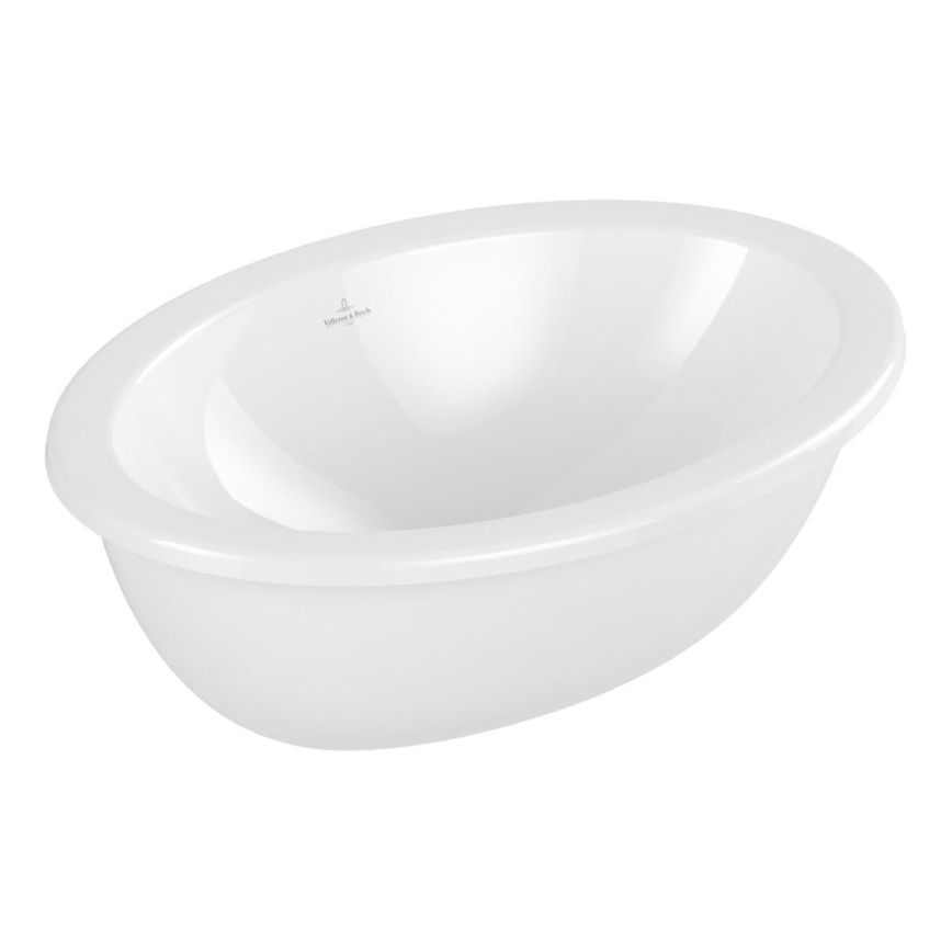 Villeroy & Boch 4A540001 - Lavatório de encastrar LOOP&FRIENDS 48,5x32,5 cm cerâmica/branca