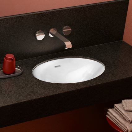 Villeroy & Boch 4A540001 - Lavatório de encastrar LOOP&FRIENDS 48,5x32,5 cm cerâmica/branca