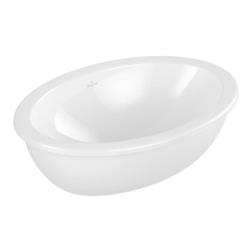 Villeroy & Boch 4A550001 - Lavatório embutido LOOP&FRIENDS 56x38 cm cerâmica/branco