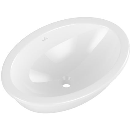 Villeroy & Boch 4A550001 - Lavatório embutido LOOP&FRIENDS 56x38 cm cerâmica/branco