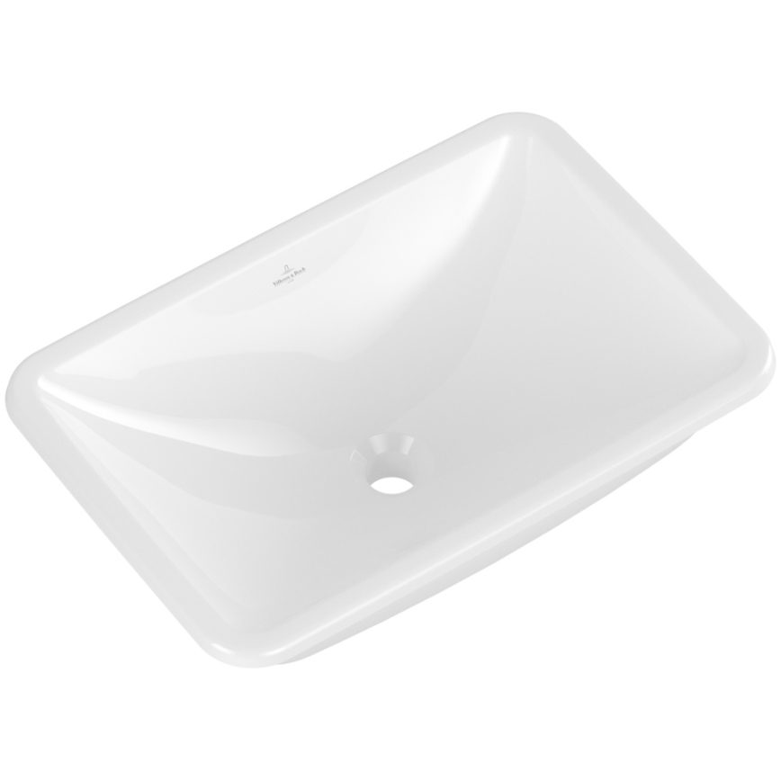 Villeroy & Boch 4A570101 - Lavatório encastrado LOOP&FRIENDS 54x34 cm cerâmica/branca