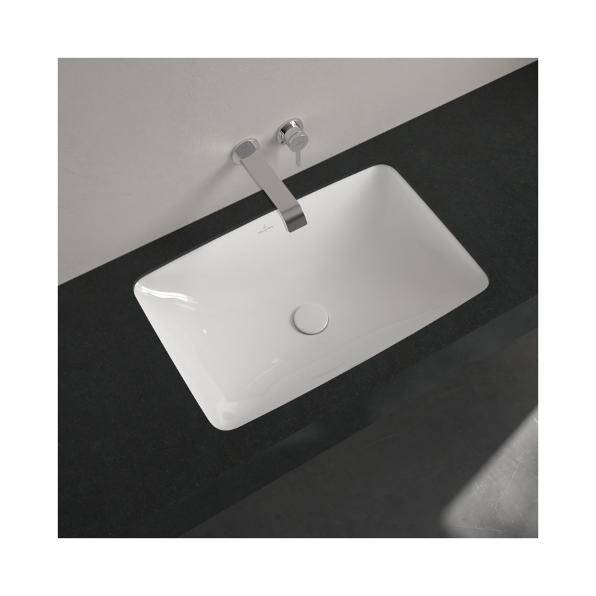 Villeroy & Boch 4A580001 - Lavatório encastrado LOOP&FRIENDS 61,5x38 cm cerâmica/branca