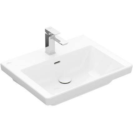 Villeroy & Boch 4A706001 - Lavatório suspenso SUBWAY 3.0 60 x 47 cm, cerâmica/branco