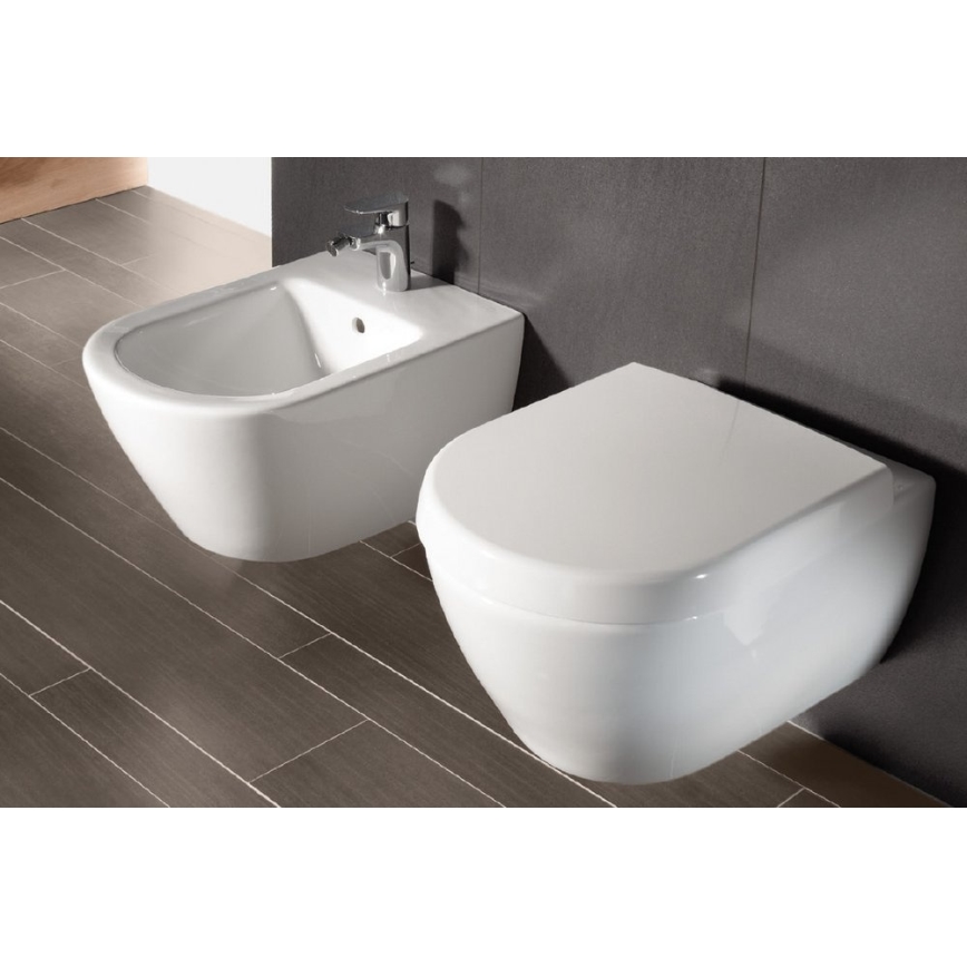 Villeroy & Boch 54000001 - Bidé suspenso SUBWAY 2.0 37x56 cm cerâmica/branco