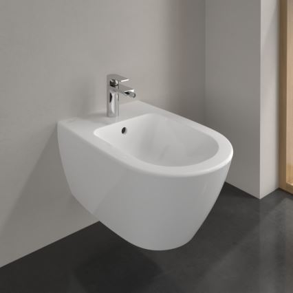 Villeroy & Boch 540000R1 - Bidé suspenso SUBWAY 2.0 37x56,5 cm cerâmica/branca