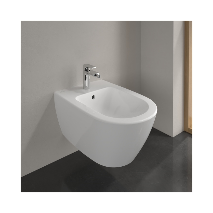 Villeroy & Boch 540000R1 - Bidé suspenso SUBWAY 2.0 37x56,5 cm cerâmica/branca