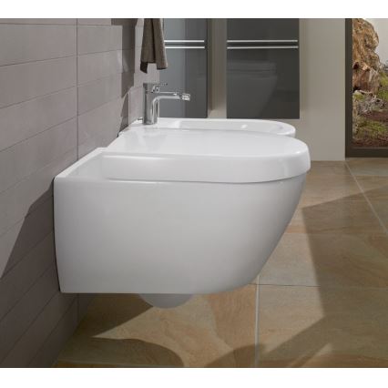 Villeroy & Boch 540000R1 - Bidé suspenso SUBWAY 2.0 37x56,5 cm cerâmica/branca