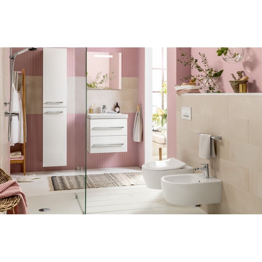 Villeroy & Boch 54050001 - Bidé suspenso AVENTO, cerâmica/branco