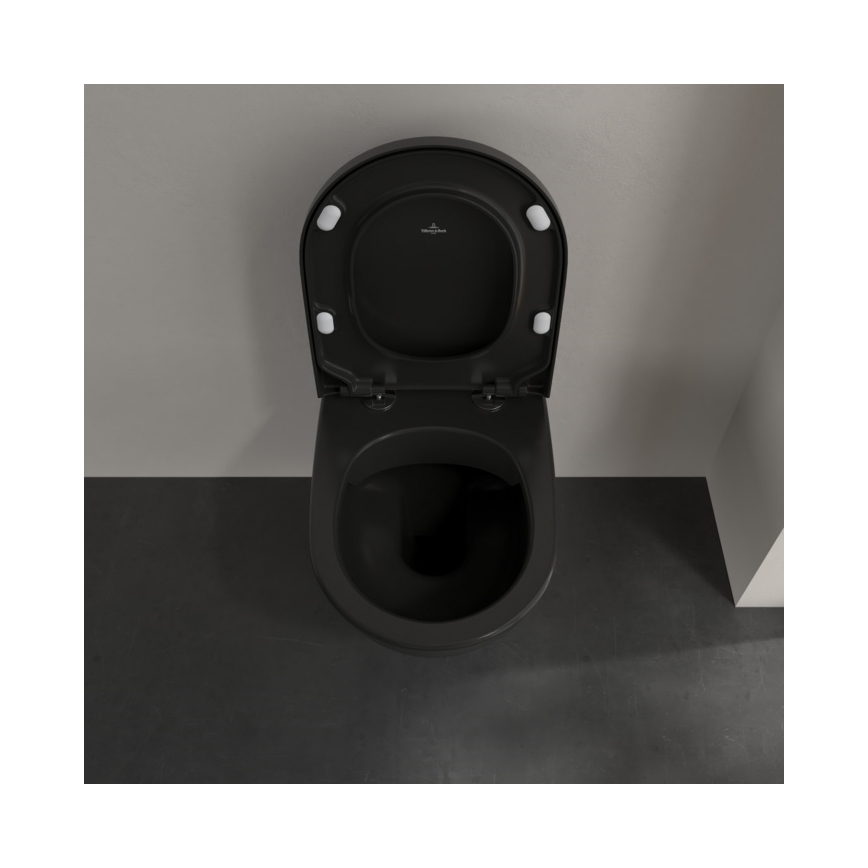 Villeroy & Boch 5614R0R7 - Sanita suspensa SUBWAY cerâmica/preta